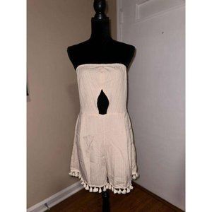 Size 12 Creme Romper